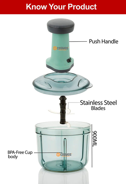 Onion chopper for kitchen